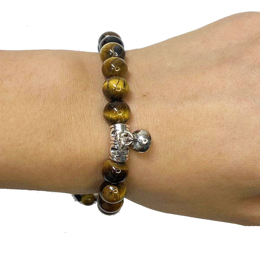 6 colors handmade stone crystal adjustable boutique valentines couple gift bracelet magnetic ball charm pendant bracelets