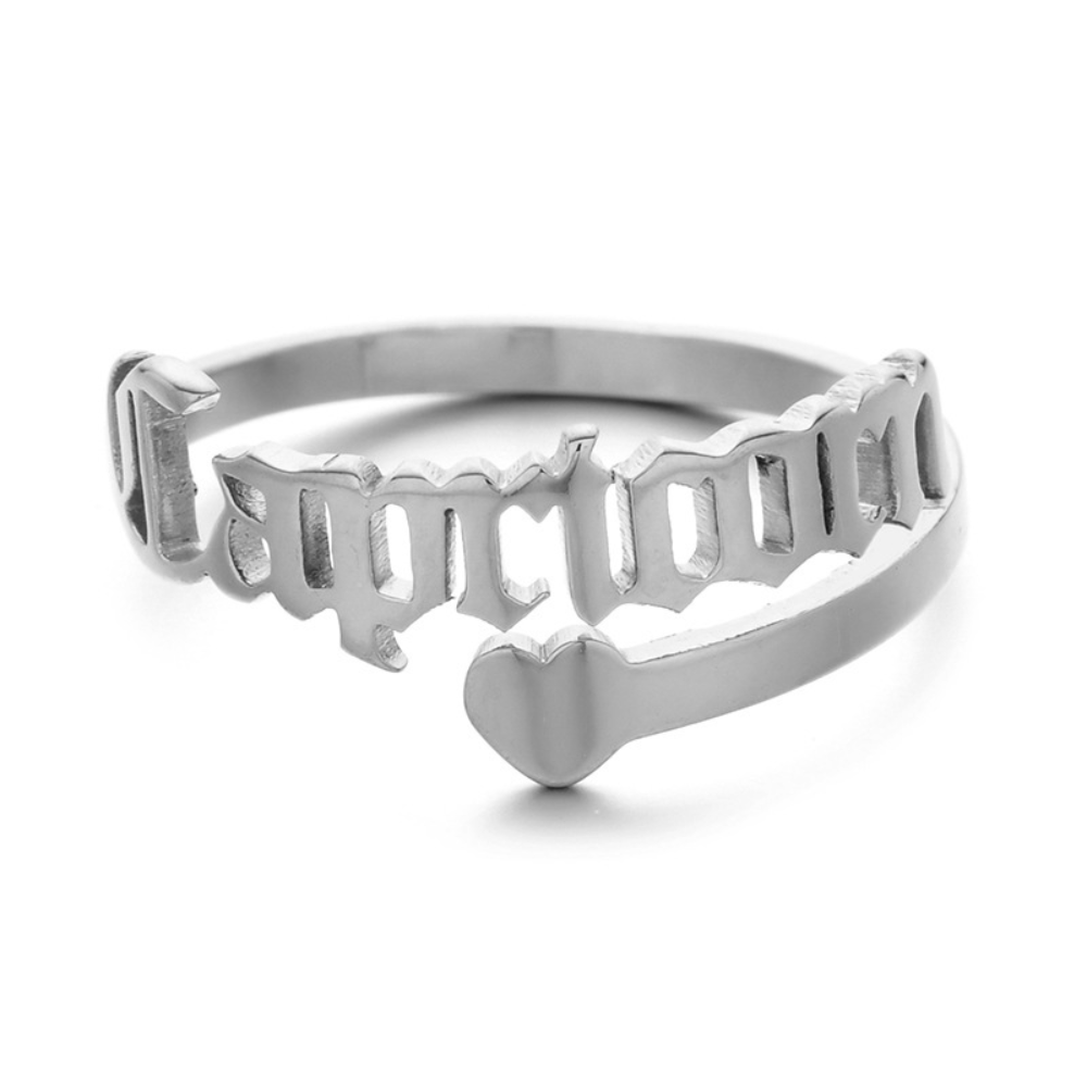 female stainless steel vintage zodiac rings finger ring for women ring