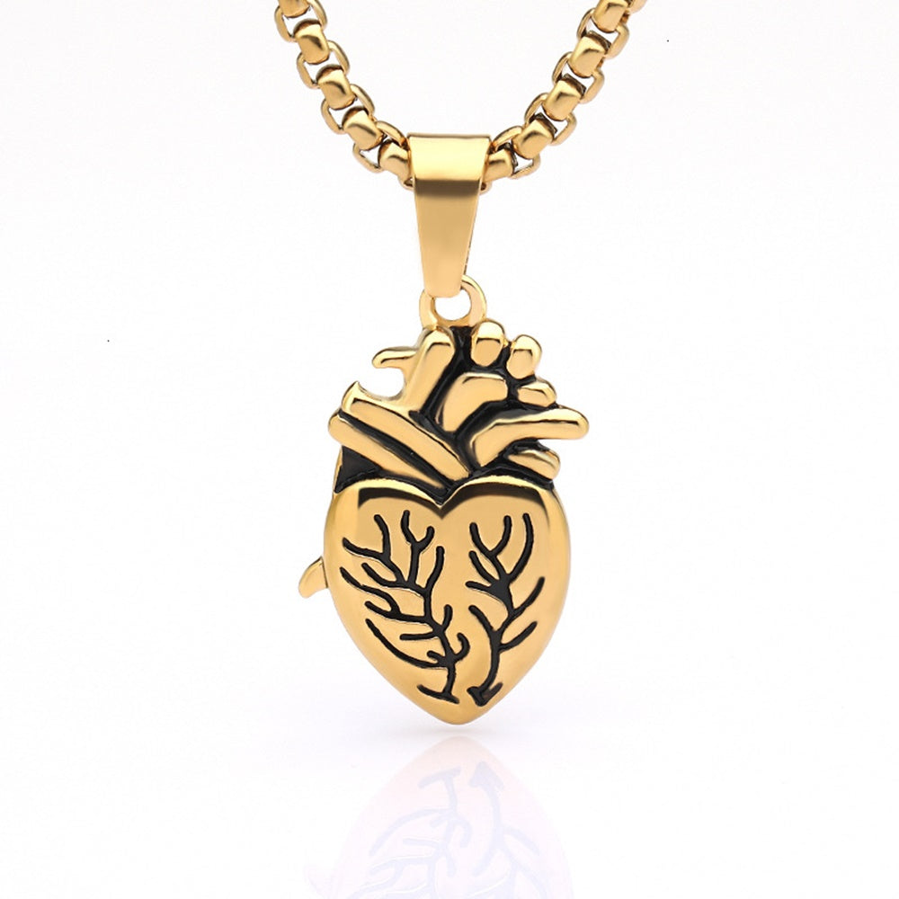 fashion his and hers stainless steele necklace with heart dainty couple lover pendant necklaces jewelry
