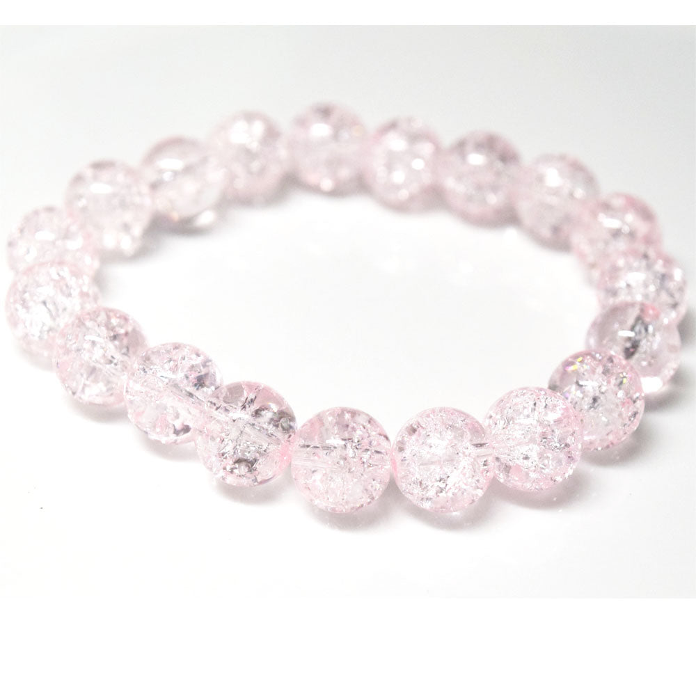 cheap handmade 10mm glass made stone like beads beaded bracelet jewelry