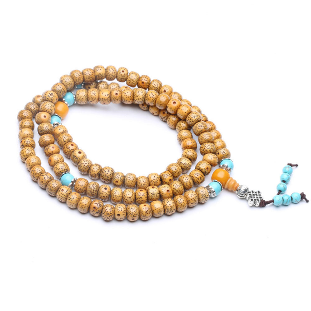 handmade serenity moonstar bodhi beads 108 mala prayer meditation bead bracelet necklace jewelry