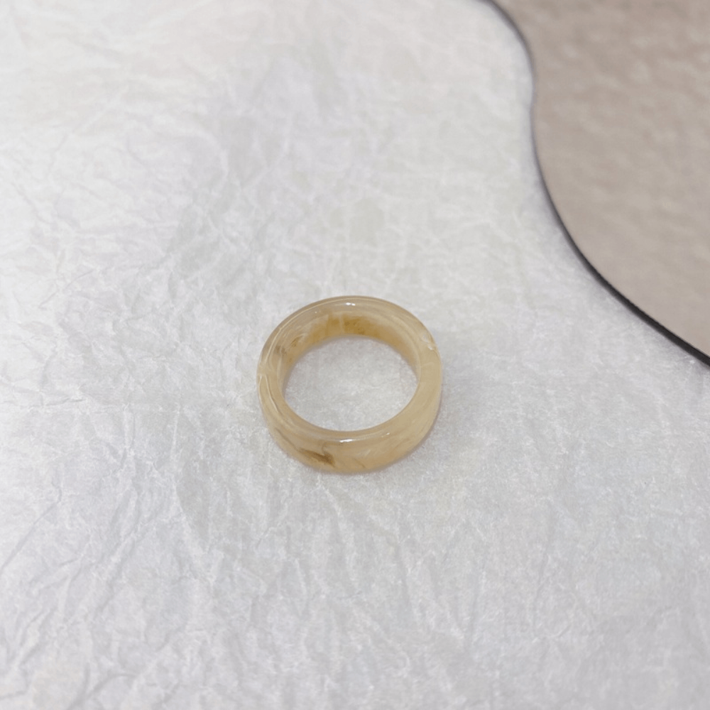 Wholesale Korean style chunky design open cuff resizable candy color blank plastic acrylic resin finger ring jewelry unisex