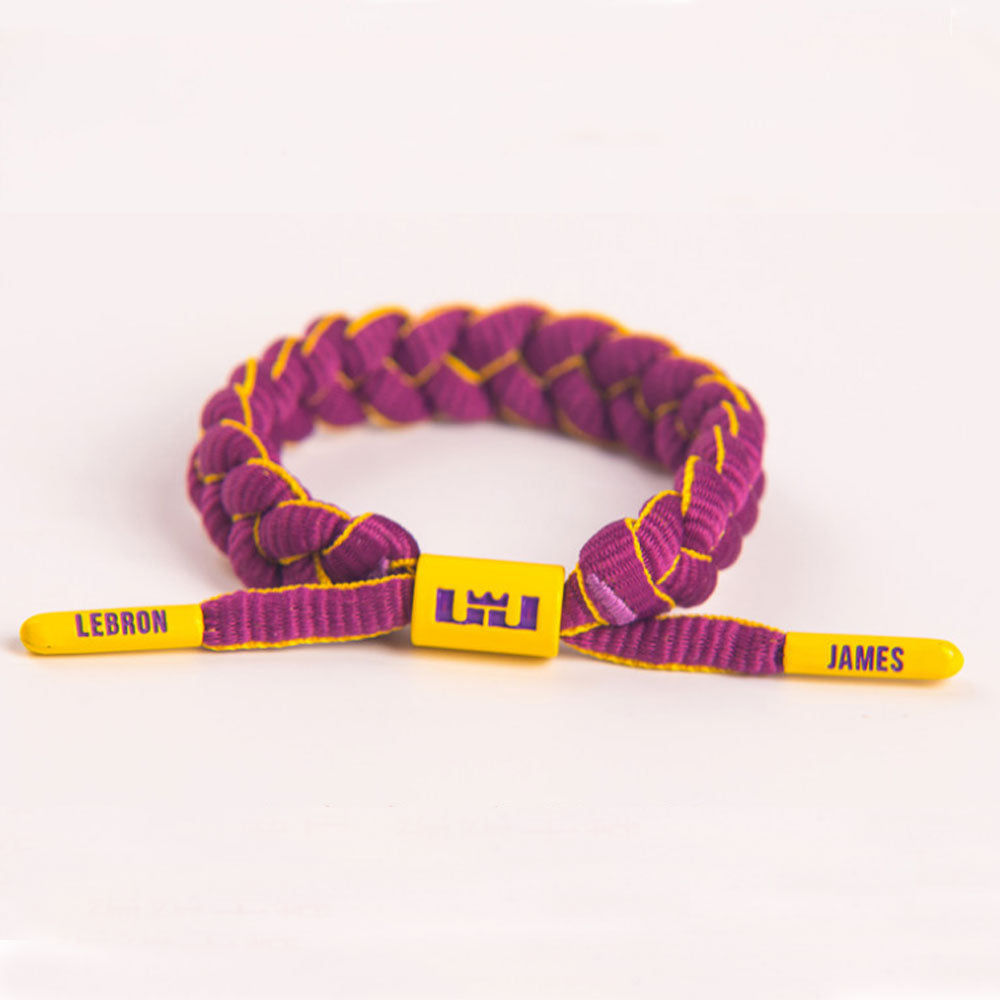 Basketball Sport Competition Fans shoelace bracelet braided for NBA SPORTS cheering squad