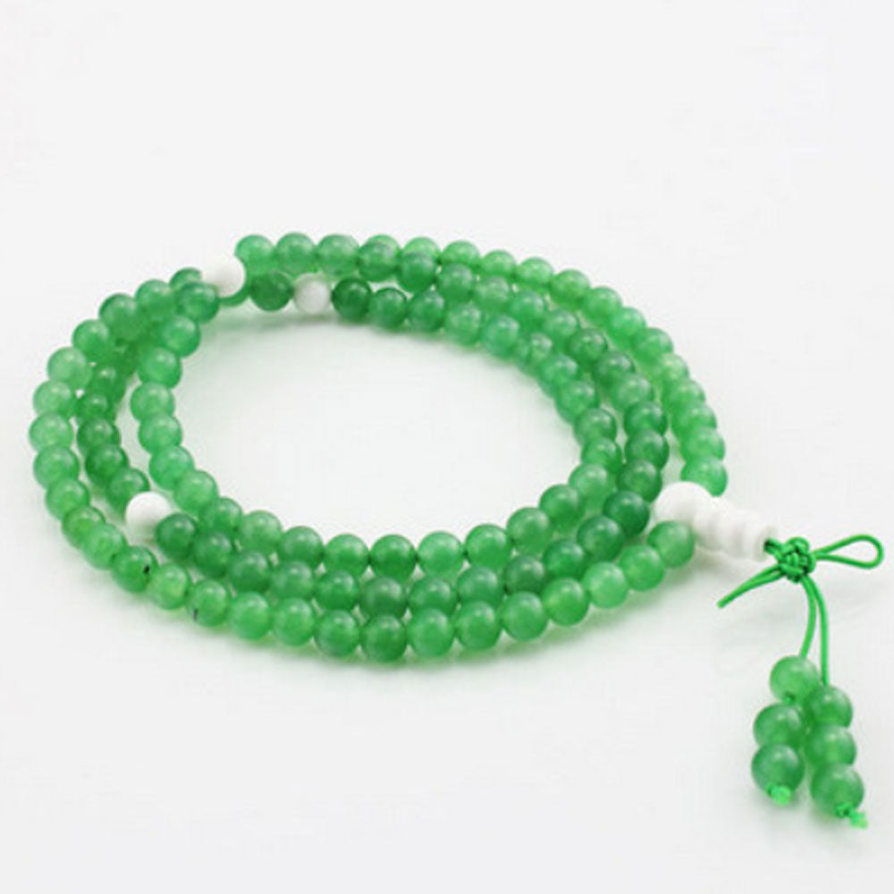 multi natural energy healing 6mm rose quartz green black mstones meditation 108 mala beads prayer bracelet necklace jewelry