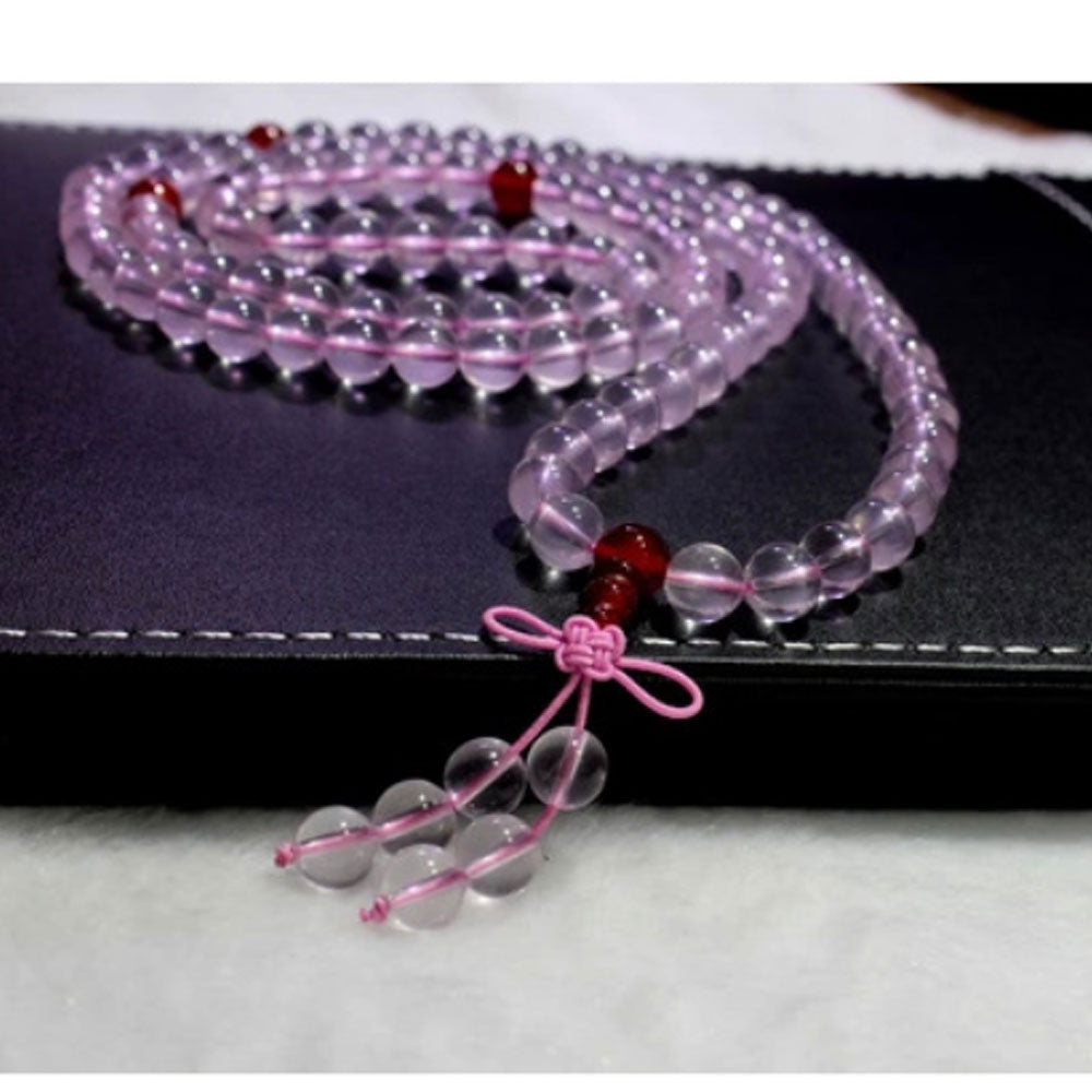 multi natural energy healing 6mm rose quartz green black mstones meditation 108 mala beads prayer bracelet necklace jewelry