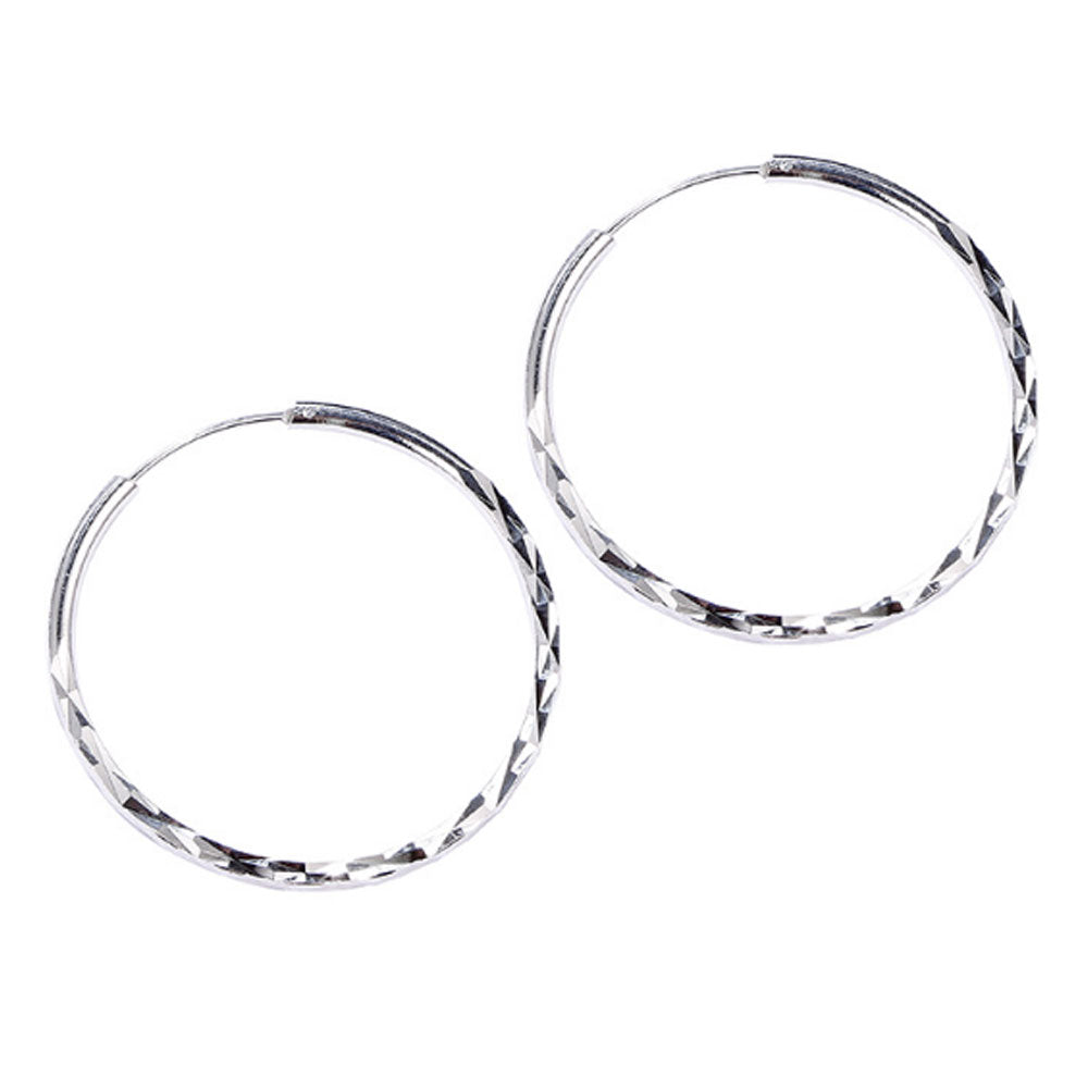 korean style silver alloy hoop earrings round hollow brass earrings women