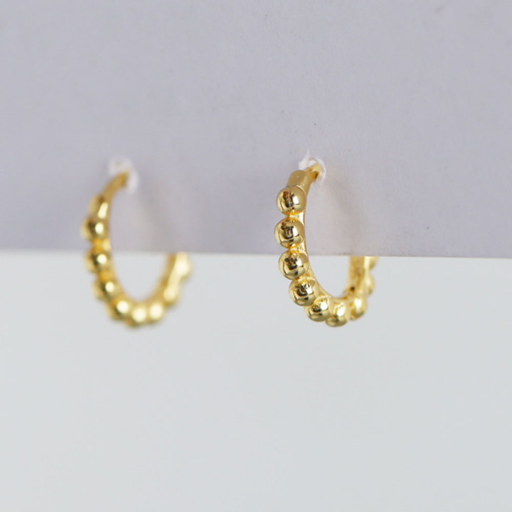 fashion sterling silver 925 tiny mini hoops earrings boho jewelry men and women