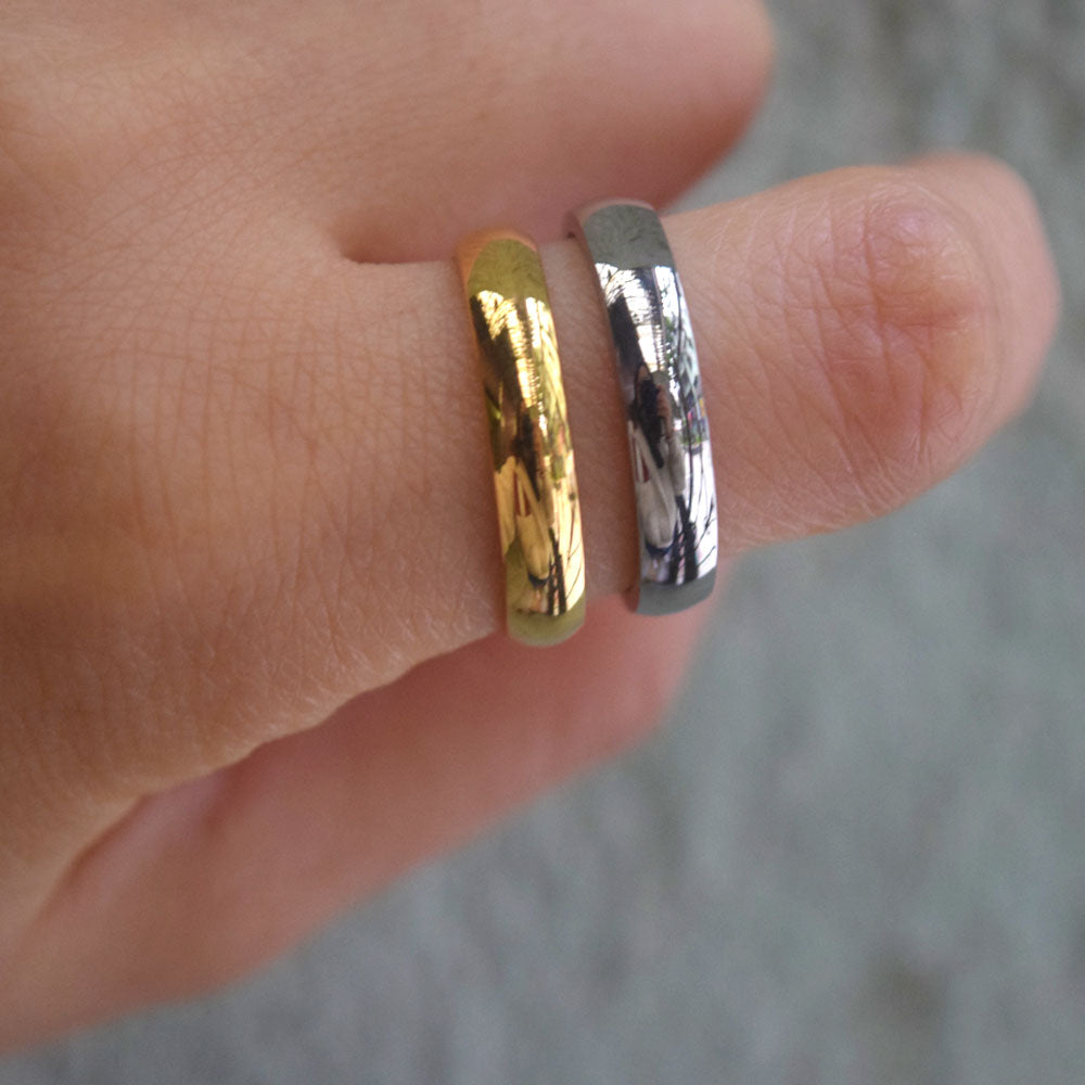high quality party wedding titanium stainless steel statement band ring for women men finger rings jewelry fashion accessories