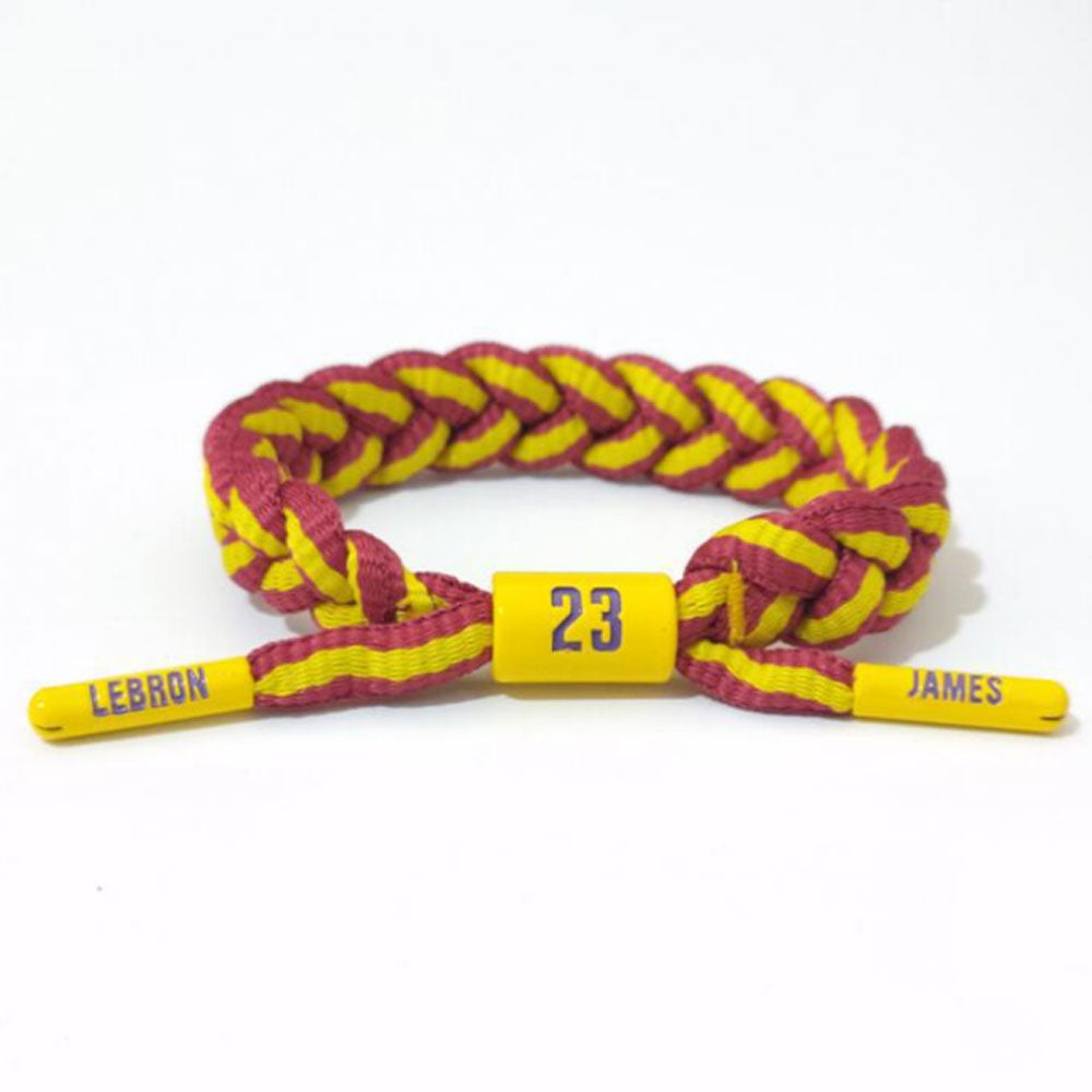 Basketball Sport Competition Fans shoelace bracelet braided for NBA SPORTS cheering squad