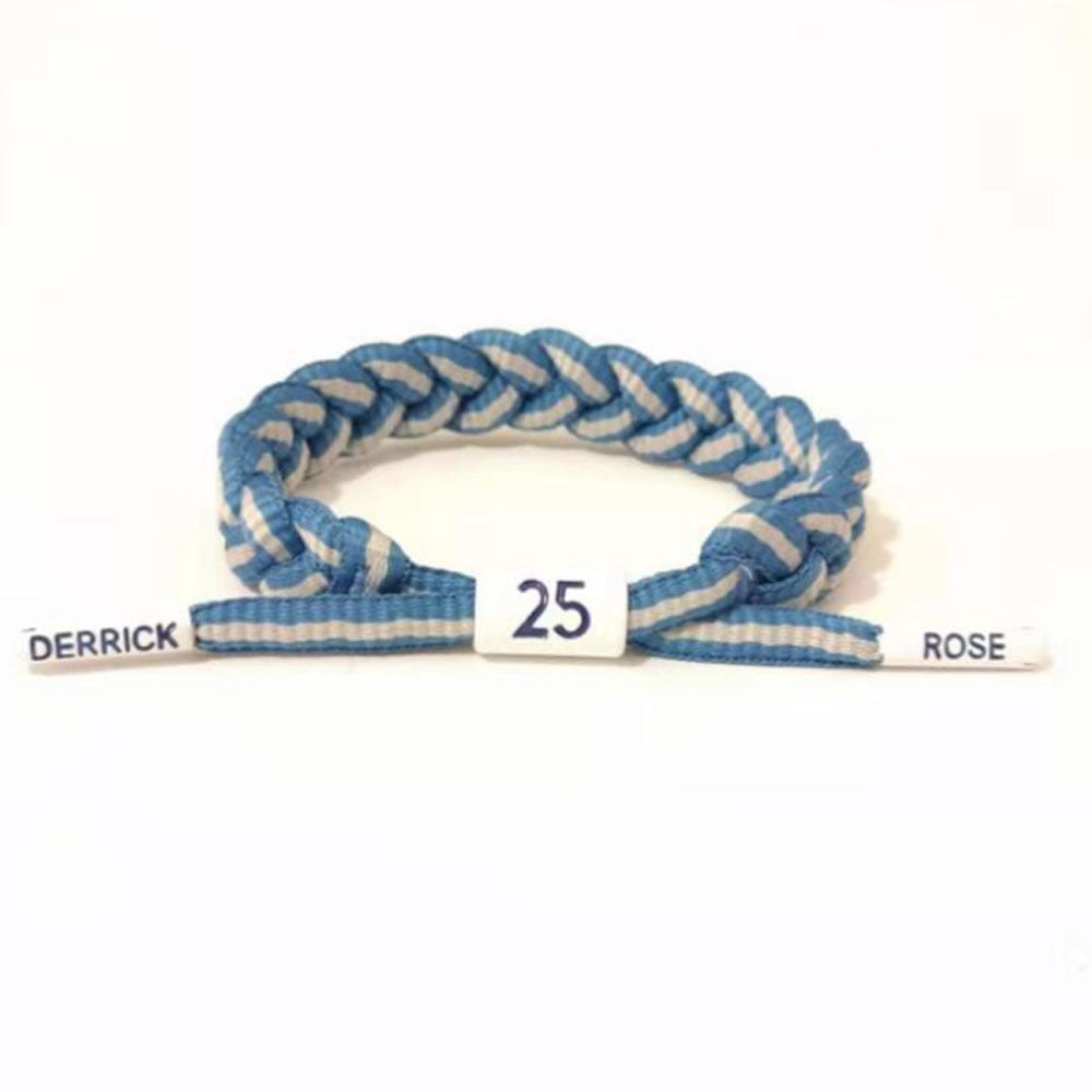 Basketball Sport Competition Fans shoelace bracelet braided for NBA SPORTS cheering squad