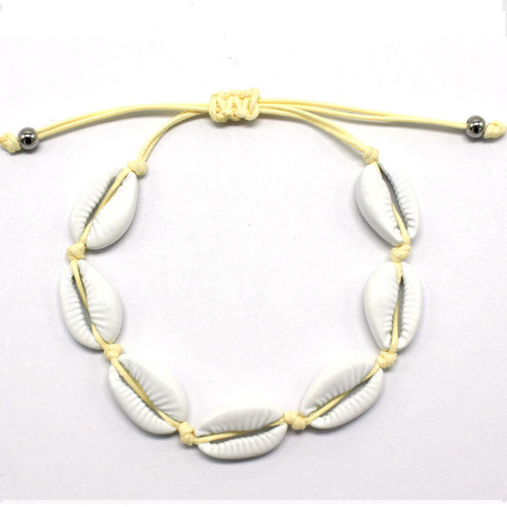 Hawaii fashion multi color handmade alloy bead shell bracelet handmade bracelet beads shell jewelry