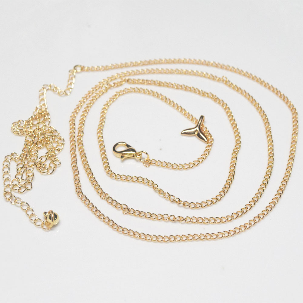 Fashion alloy artificial pearl butterfly mermaid natural stone charm metal waist belly ring chain jewelry body women