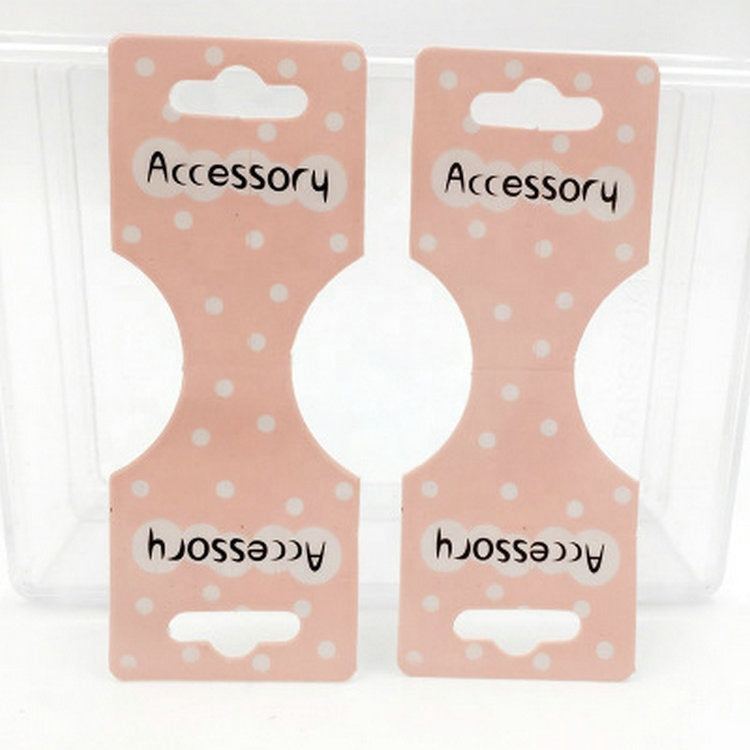 Hair Rope Bracelet Bangle Necklace Fashion Jewelry Accessories Paper Hanging Holder Card Display