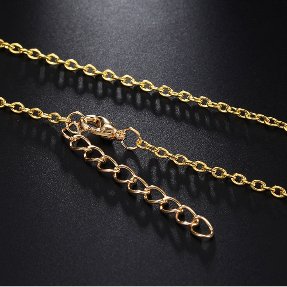 fashion hip hop large alloy gold plated initial necklace alphabet letter necklace jewelry