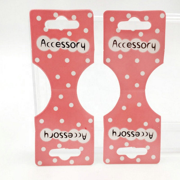 Hair Rope Bracelet Bangle Necklace Fashion Jewelry Accessories Paper Hanging Holder Card Display