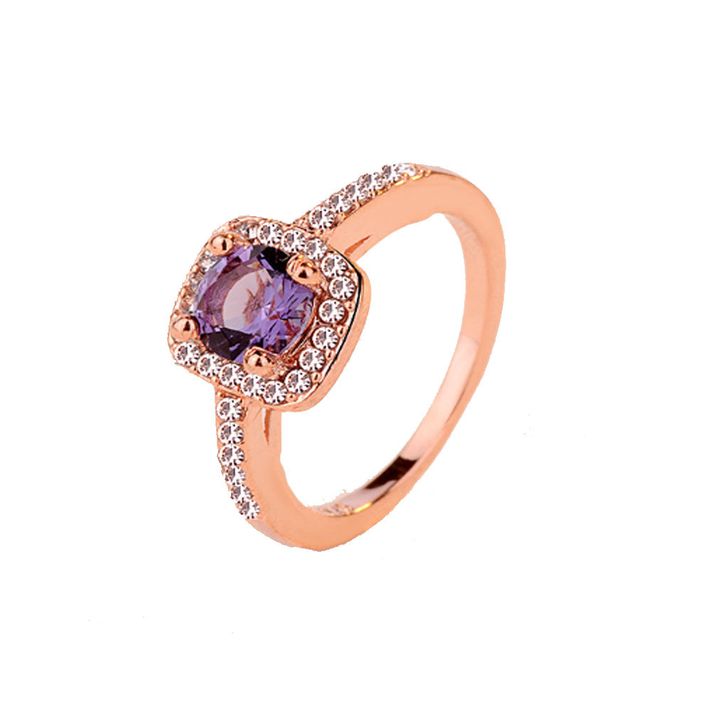 wholesale fashion copper alloy Heart&Arrows zircon bead wedding party finger ring jewelry women China Manufacturer Supplier