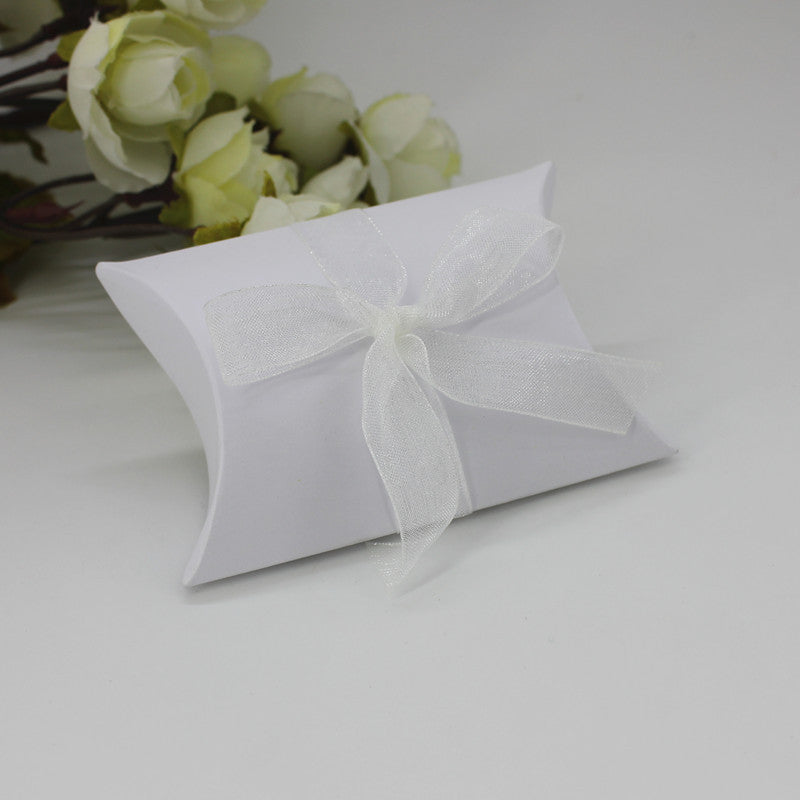 rich colors pillow shape boxes custom logo available packing paper card gift box