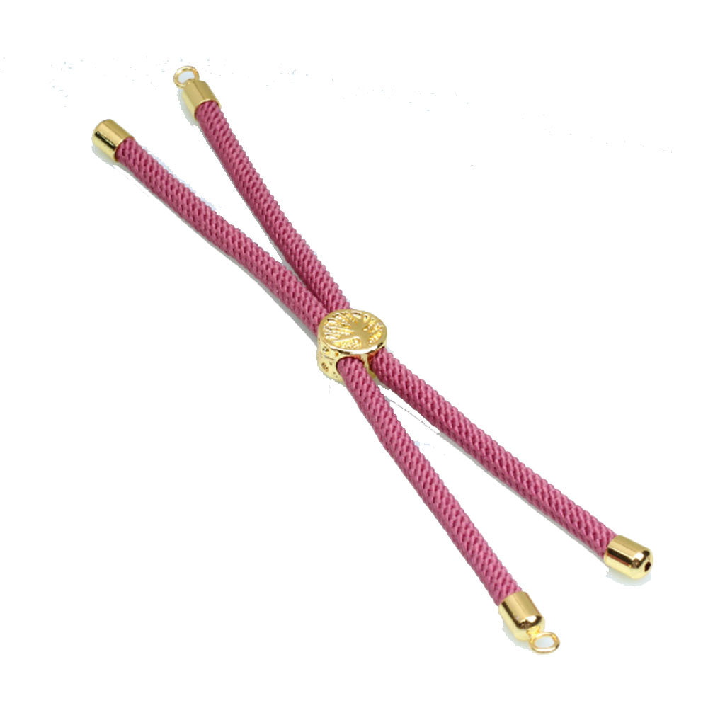 wholesale handmade red milan string cord woven bracelet rich colors to diy your own charms adjustable jewelry China Supplier