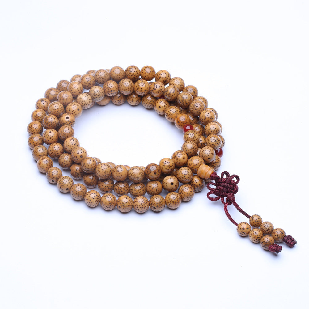 handmade 9mm Starmoon bodhi beads beaded prayer mala necklace bracelet 108 mala necklace jewelry