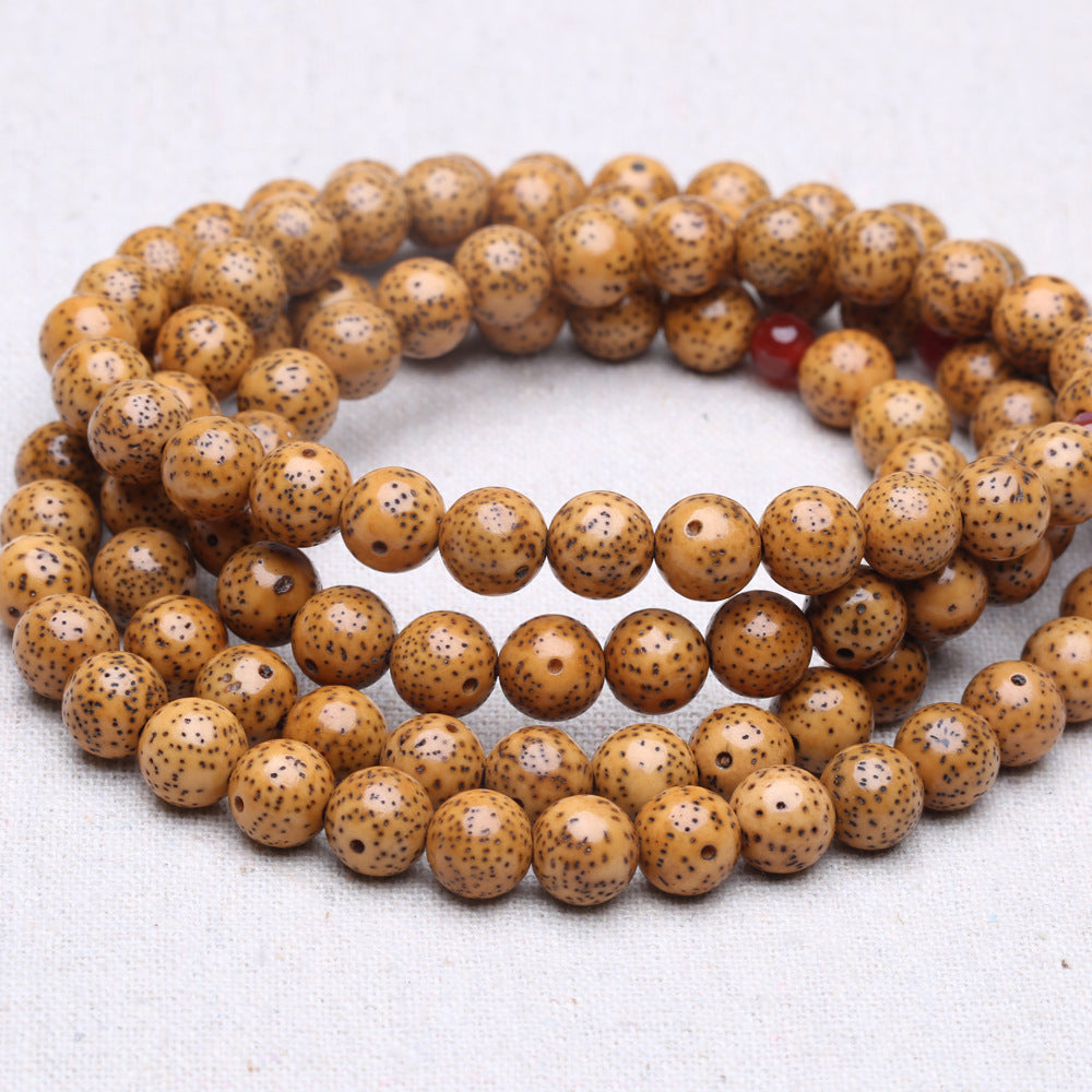 handmade 9mm Starmoon bodhi beads beaded prayer mala necklace bracelet 108 mala necklace jewelry