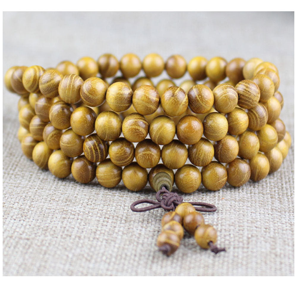 Unisex Natural Wenge 6mm 108 mala prayer beads Buddhist bead Necklace Bracelet Wood Meditation Rosary men fashion jewelry