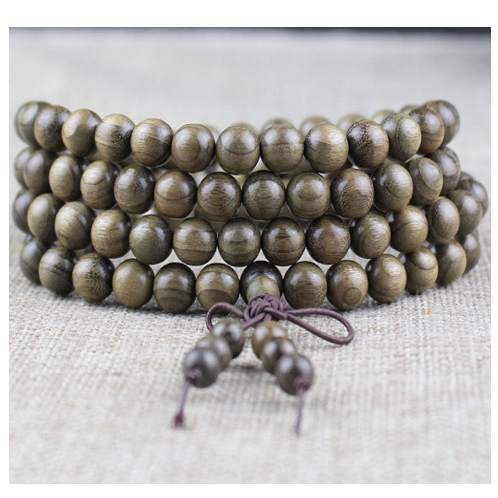 Unisex Natural Wenge 6mm 108 mala prayer beads Buddhist bead Necklace Bracelet Wood Meditation Rosary men fashion jewelry