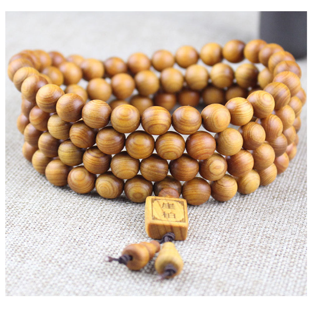 Unisex Natural Wenge 6mm 108 mala prayer beads Buddhist bead Necklace Bracelet Wood Meditation Rosary men fashion jewelry