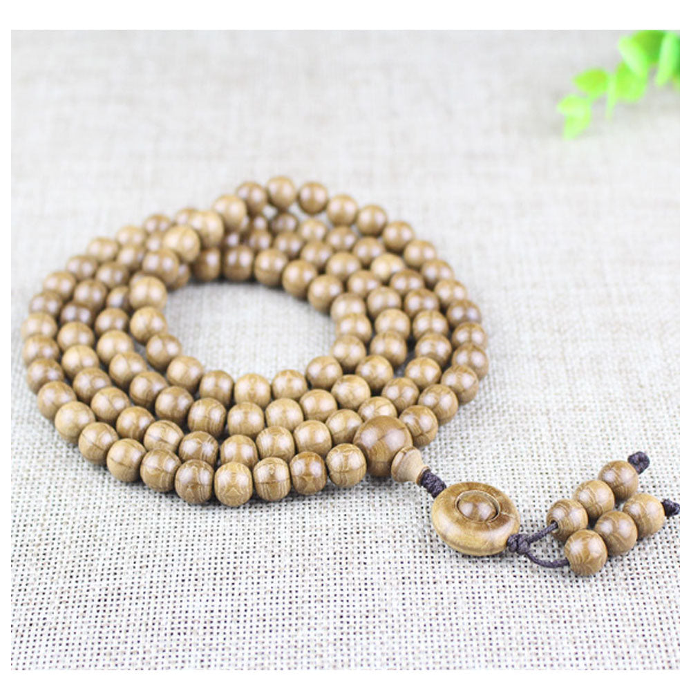 Unisex Natural Wenge 6mm 108 mala prayer beads Buddhist bead Necklace Bracelet Wood Meditation Rosary men fashion jewelry
