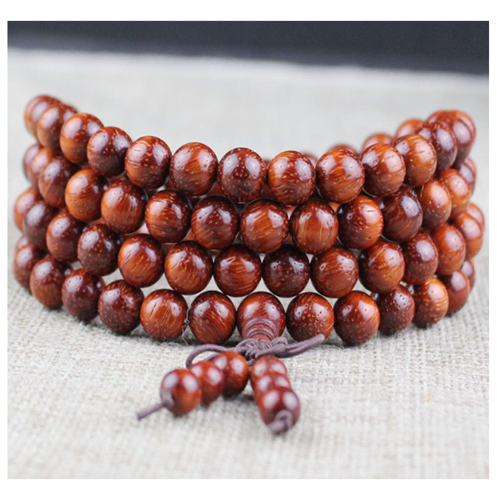 Unisex Natural Wenge 6mm 108 mala prayer beads Buddhist bead Necklace Bracelet Wood Meditation Rosary men fashion jewelry