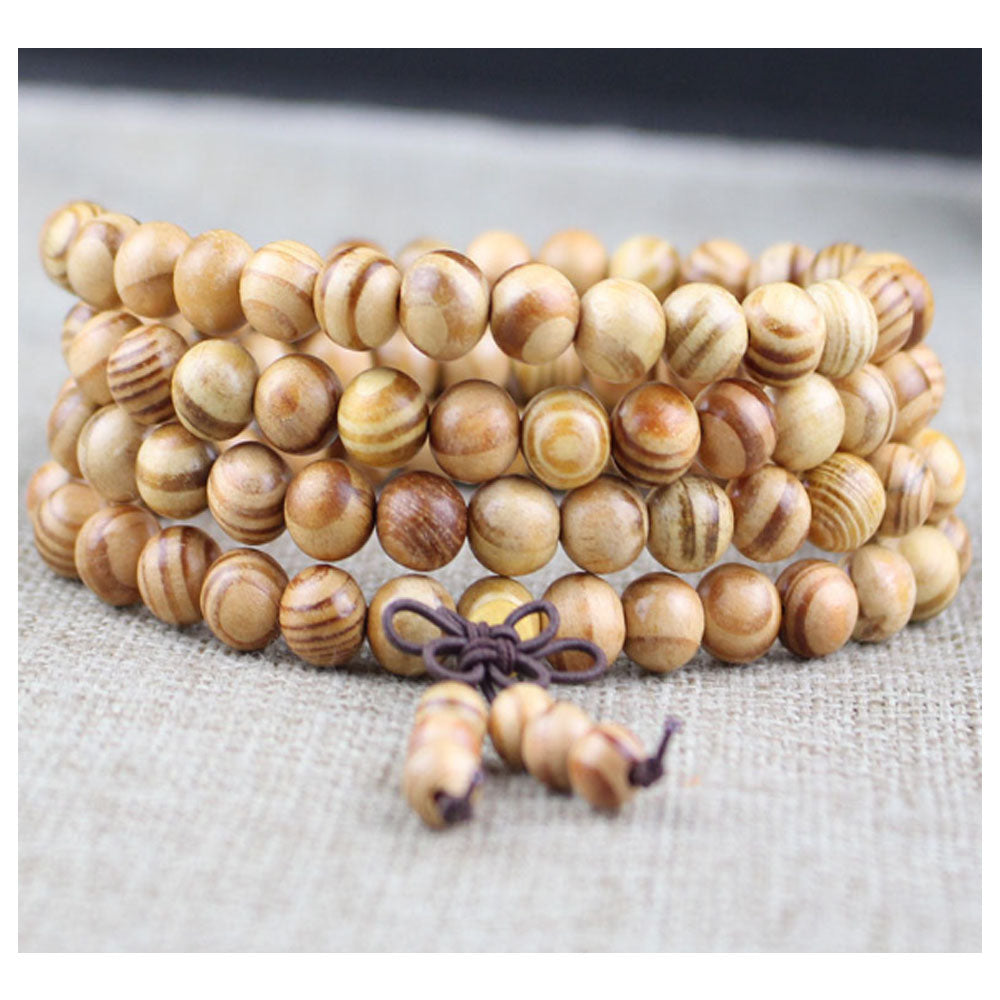 Unisex Natural Wenge 6mm 108 mala prayer beads Buddhist bead Necklace Bracelet Wood Meditation Rosary men fashion jewelry