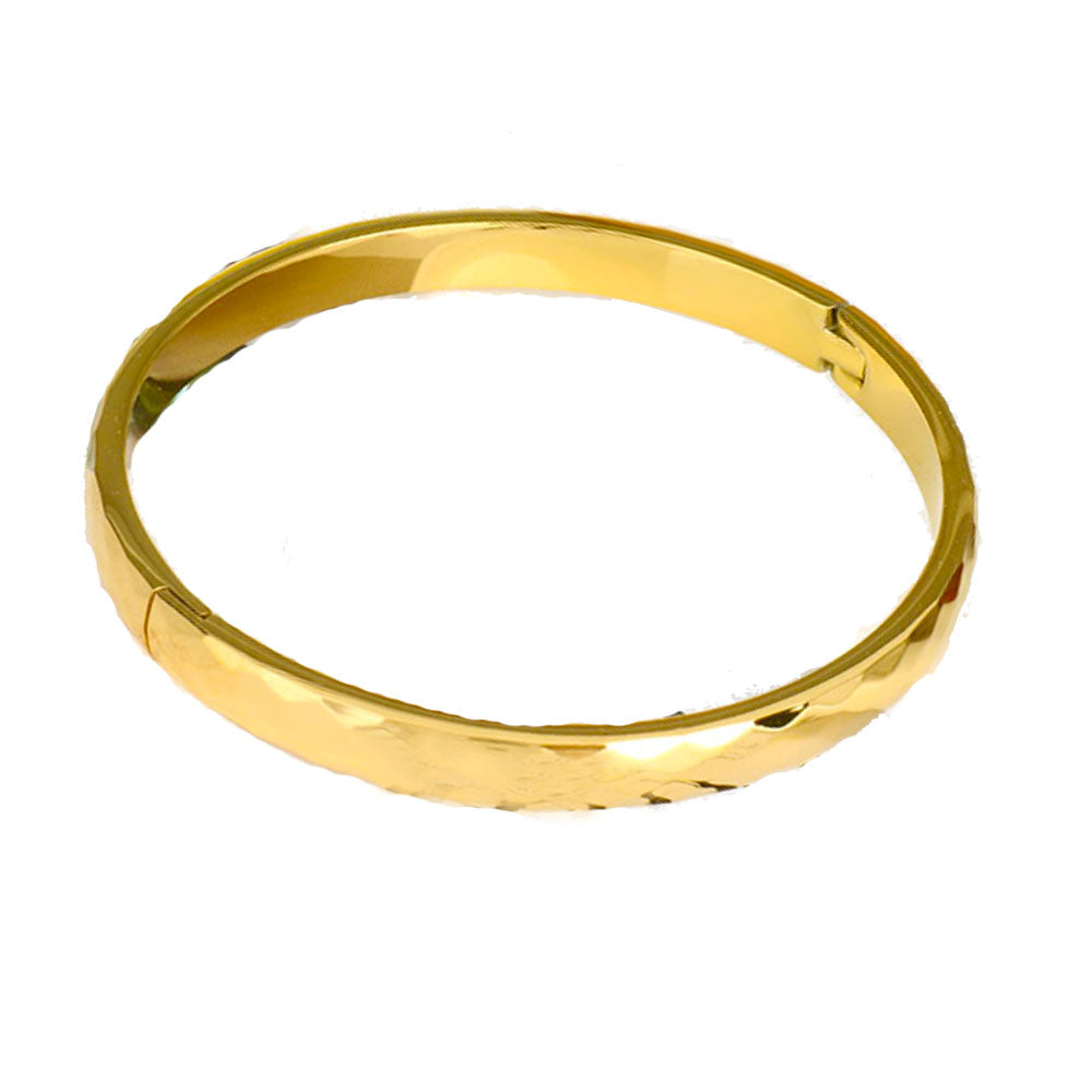 wholesale high quality stainless steel faceted bangle bracelet jewelry woman china supplier