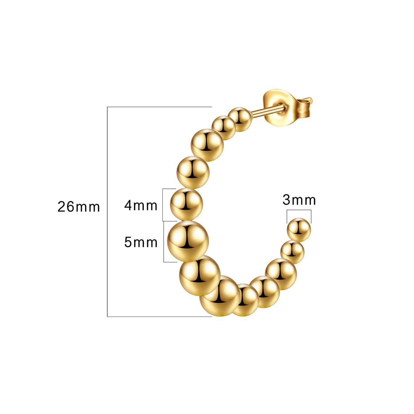 half hoop earrings supplier