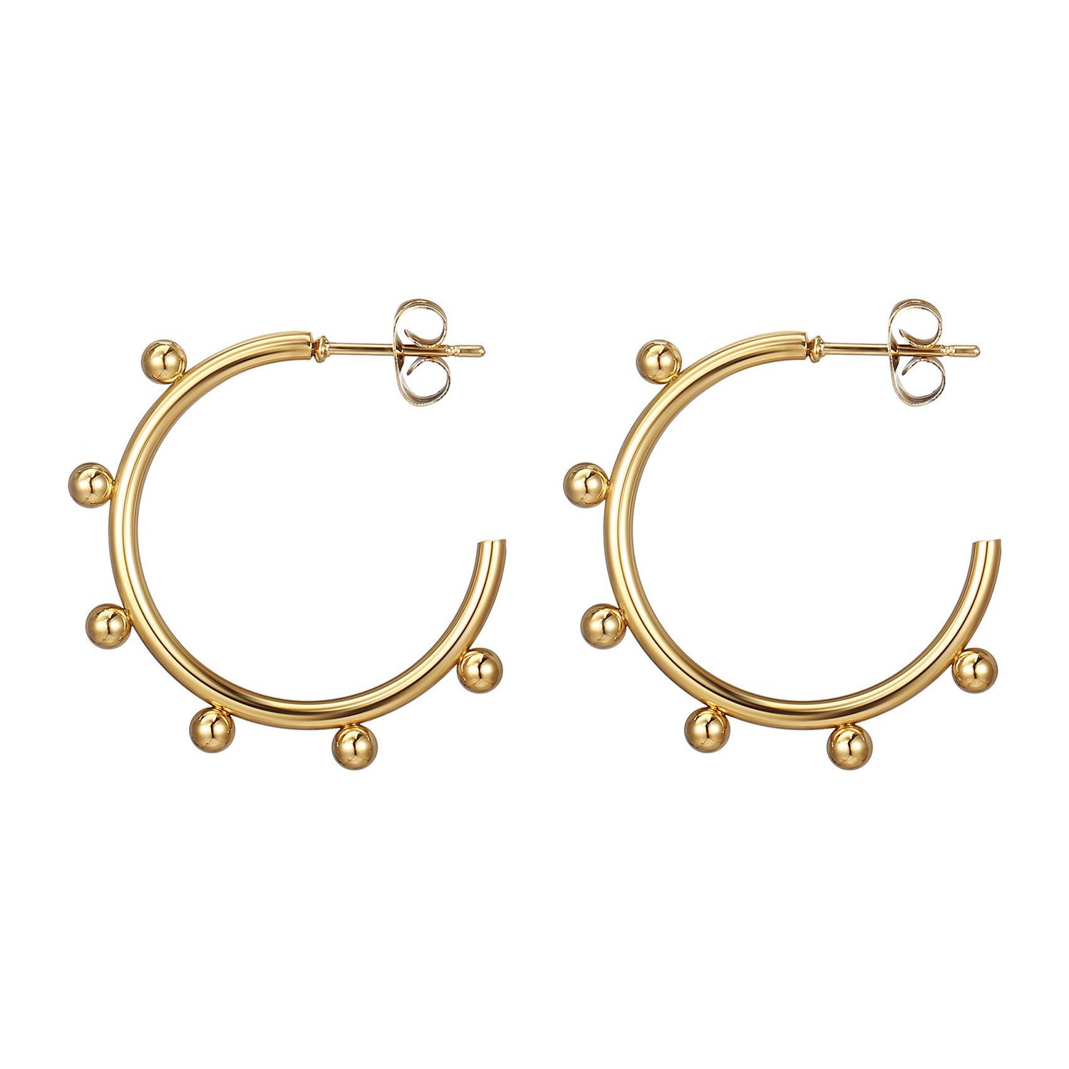 wholesale beads half hoop earring