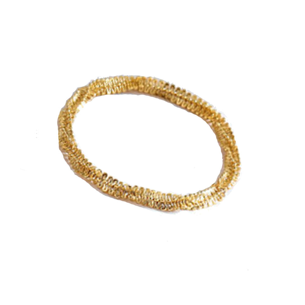 wholesale fashion light luxury stainless steel wave like waterproof ring finger rings jewelry unisex china supplier