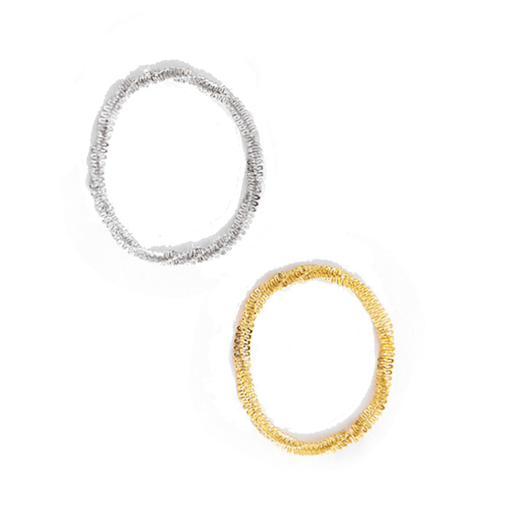 wholesale fashion light luxury stainless steel wave like waterproof ring finger rings jewelry unisex china supplier