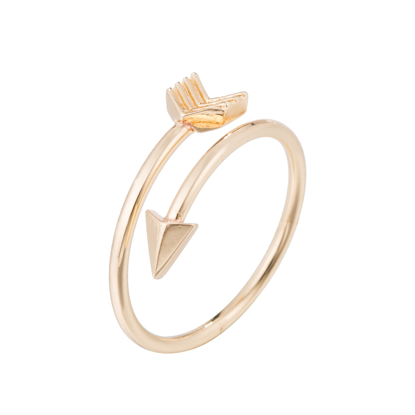 wholesale fashion wedding party stainless steel arrow sign finger ring jewelry unisex rings manufacturer supplier
