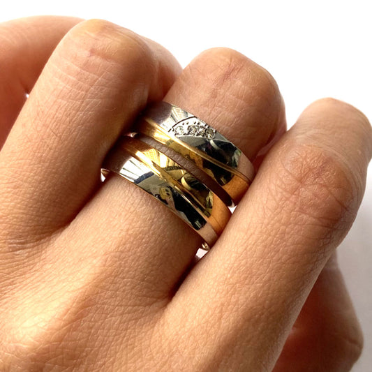 fashion stainless steel finger ring couple rings jewelry women couple ring set for weddings and engagement