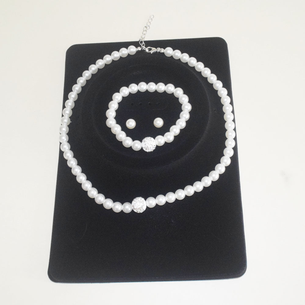 PVC with velvet display card hanging holder for necklace earrings ring jewelry set packaging 3D stand rack cards 20x14.5cm