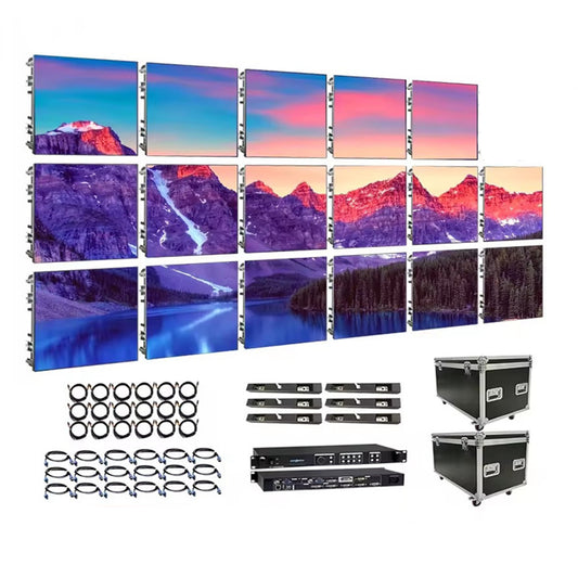big Window Full Color portable indoor digital Stage Backdrop screen p2.5 board billboard banner for advertising sale business