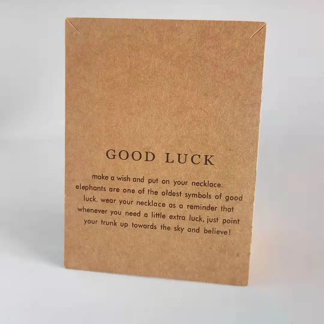 make a wish thank you fearless wisdom Jewelry brown inpire card template packing display cards for jewelry wholesale