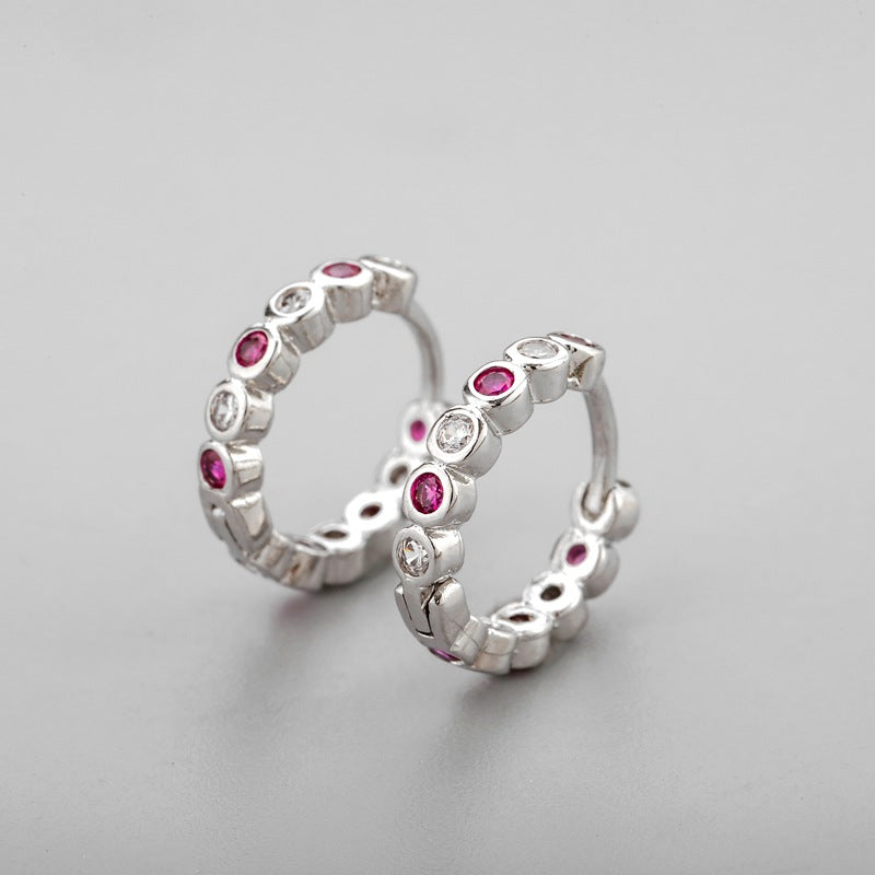 Fashion Copper Fine Gold Plated Daily Wear Hoops Earrings Jewelry for Women