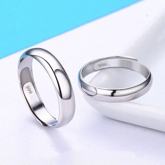 wholesale fashion copper alloy open cuff couple wedding finger ring jewelry rings adjustable blank China Manufacturer Supplier