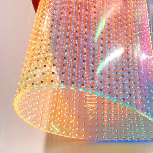 indoor outdoor Flexible Clear film adhesive transparent micro led screen animation for glass wall door window advertising p10