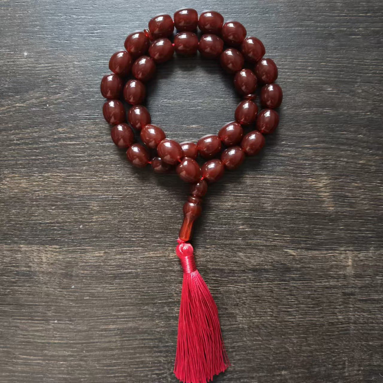 Popular Wholesale Bulk Islamic Muslim Rosary 13mm Resin Tasbih Prayer Beads Charm 33pcs Beads for Women for Sale