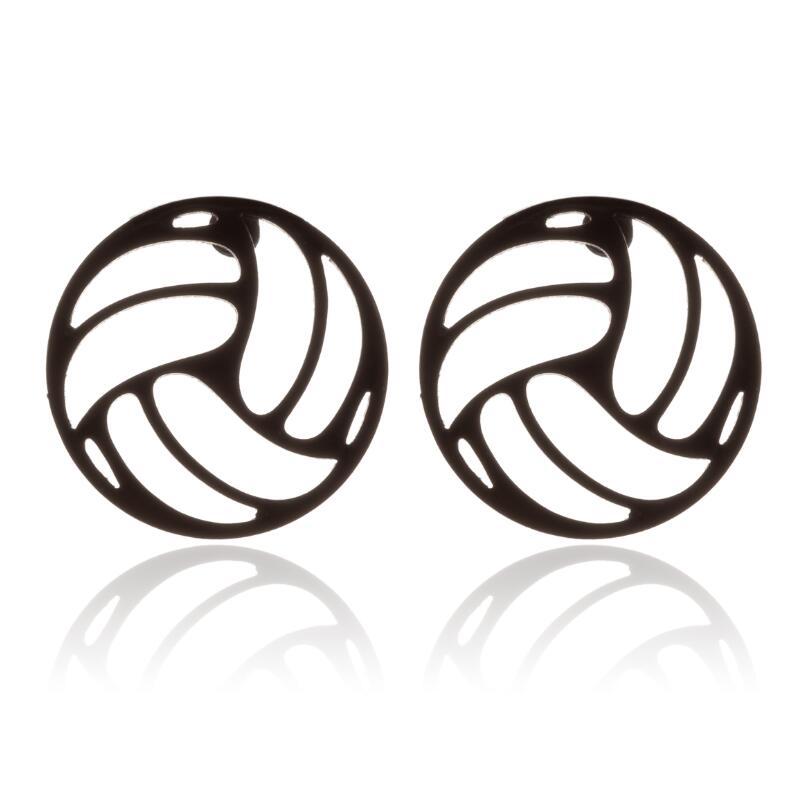 Wholesale Stainless Steel Basketball Stud Earrings Jewelry Earring Unisex Men and Women China Manufacturer Supplier