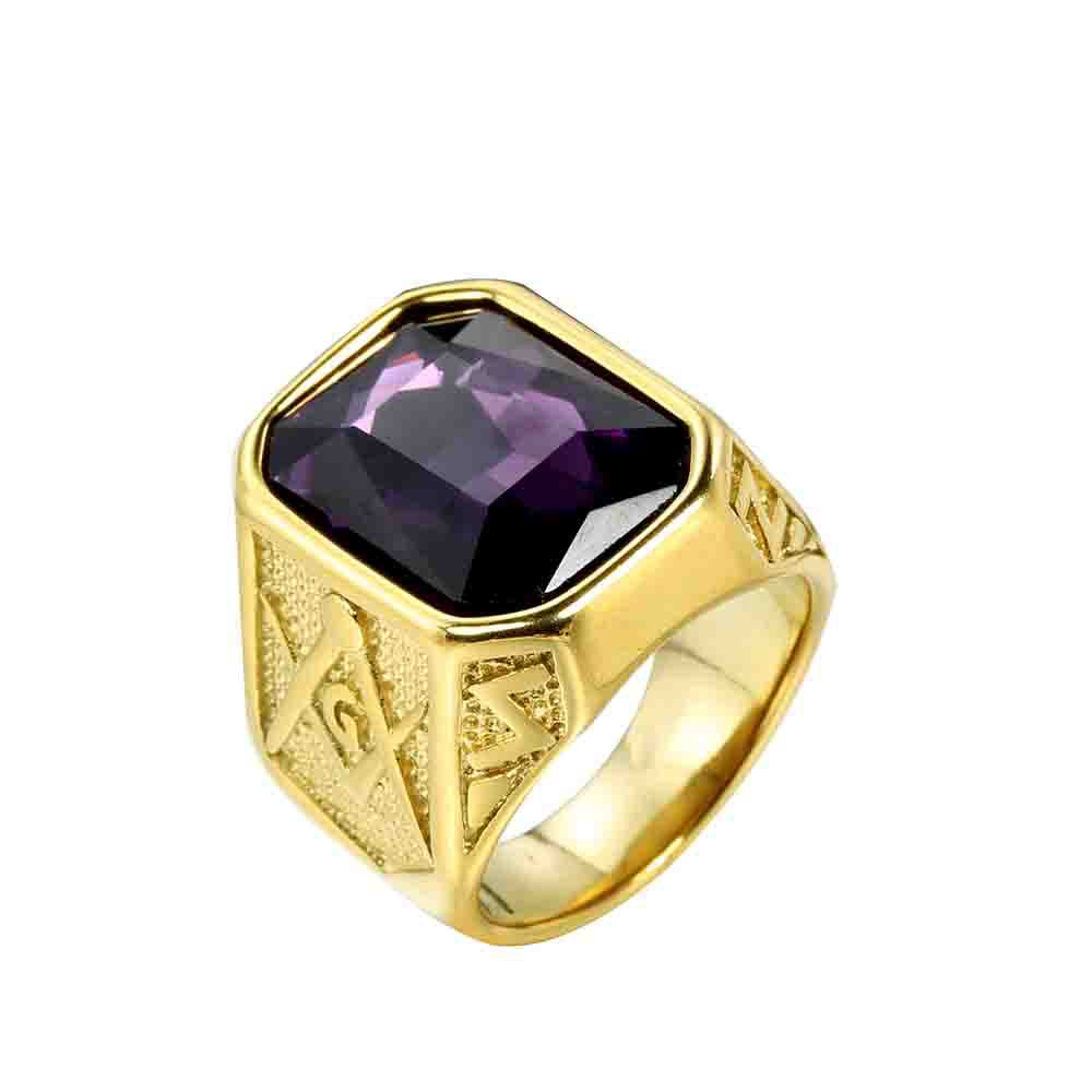 Wholesale Dainty Mens Stainless Steel Rings the Fashion Glass Zircon Charm Rings Jewelry for Men and Women