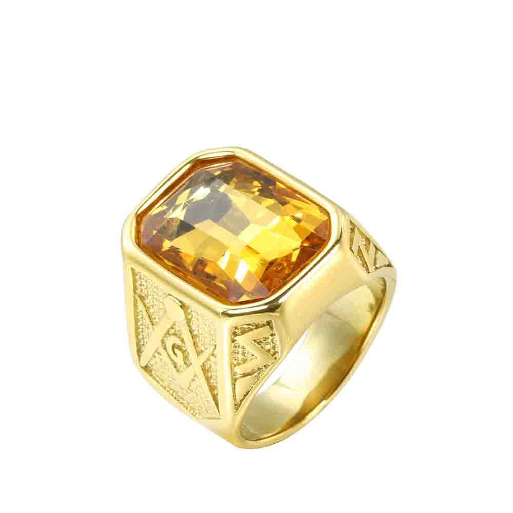 Wholesale Dainty Mens Stainless Steel Rings the Fashion Glass Zircon Charm Rings Jewelry for Men and Women