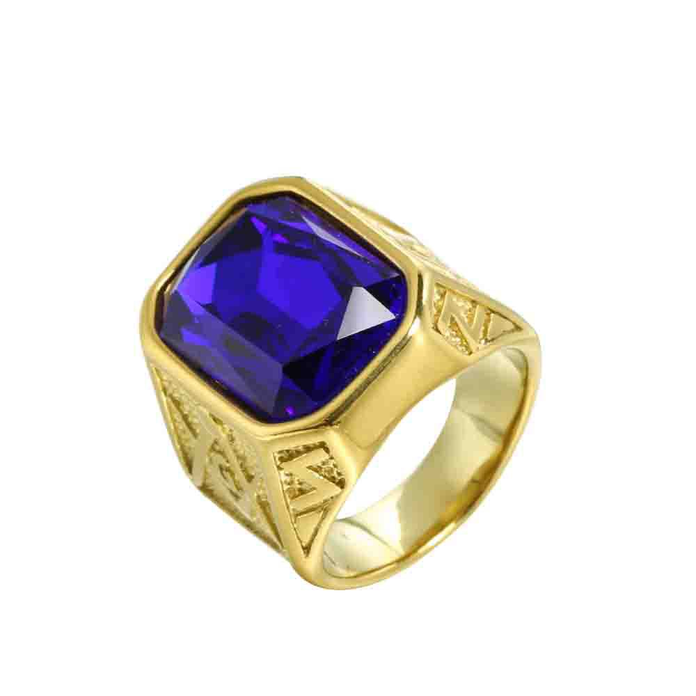 Wholesale Dainty Mens Stainless Steel Rings the Fashion Glass Zircon Charm Rings Jewelry for Men and Women