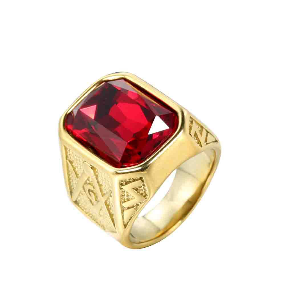 Wholesale Dainty Mens Stainless Steel Rings the Fashion Glass Zircon Charm Rings Jewelry for Men and Women