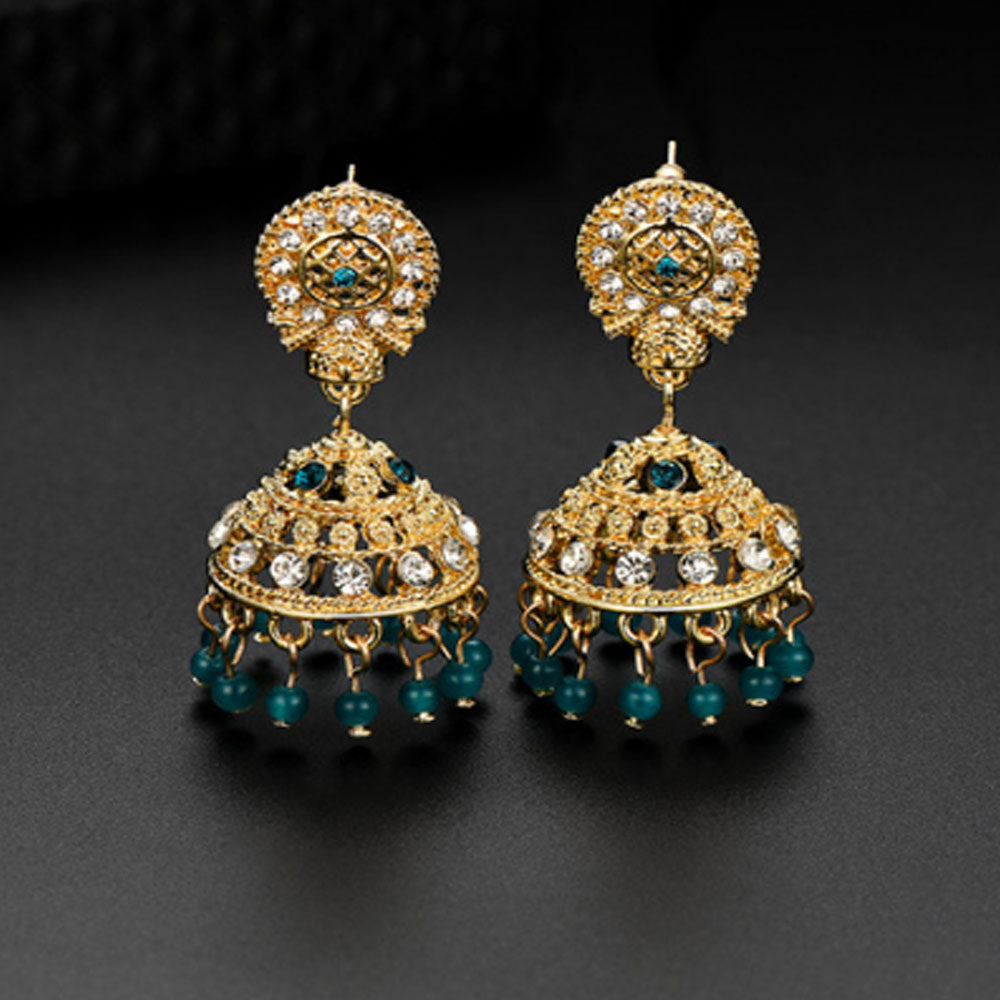 earrings indian style jhumka hanging traditional jewelry for women